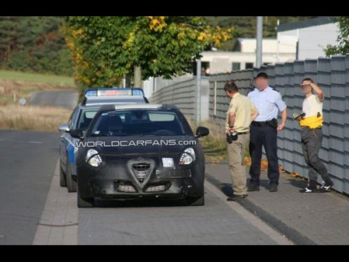 Spy shot Alfa Giulietta