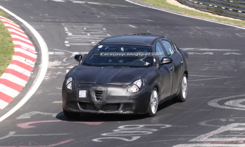 Spy shot Alfa Giulietta