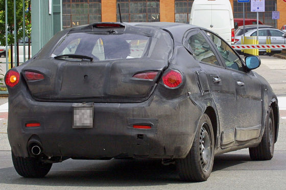 Spy shot Alfa Giulietta