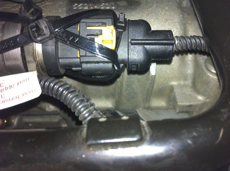 connecteur capteur de pression de rampe d'injection